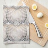 Mikitiez Sommervenus Muschel Strand Geschirrtuch (Viertel Falte)