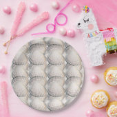 Mikitiez Sommervenus Muschel Strand Pappteller (Party)