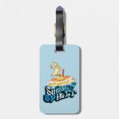 Mikitiez Sommerwindsurf Bananasplit Eisschrei Gepäckanhänger (Rückseite vertikal)