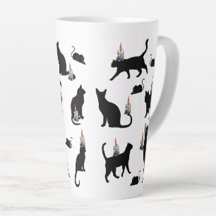 Mikitiez spooky Schwarzkatzenratte halloween Milchtasse