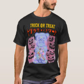 Mikitiez spooky vibes jellybear trickortreat anime T-Shirt (Vorderseite)