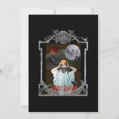 Mikitiez spooky vibes Vintag gothic halloween Einladung (Vorderseite)