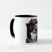 Mikitiez spooky vibes Vintag gothic halloween Tasse (Vorderseite Links)