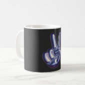 Mikitiez stolz Monat Sieg / Silber Kaffeetasse (Vorderseite Links)