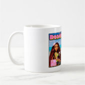 Mikitiez Thailand Kokosstrand Lotus pink weiß Kaffeetasse (Links)