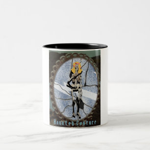 Mikitiez vintage Halloween gruselige Stimmung Zweifarbige Tasse
