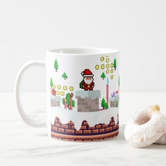 Mikitiez Weihnachten Santa Snowboard Crew Pinguin Kaffeetasse