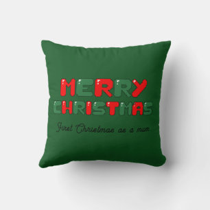 Mikitiez Weihnachtsspiel vintage Papa Elf Weihnach Kissen