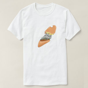 Mikitiez Weltraum Dolly Schädelburger Chips French T-Shirt