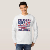 Mikki Haley - Gerettet Amerika T-Shirt (Vorne ganz)