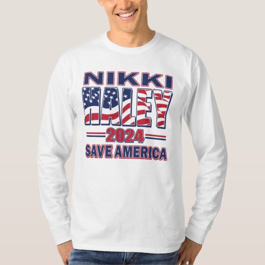 Mikki Haley - Gerettet Amerika T-Shirt (Vorderseite)