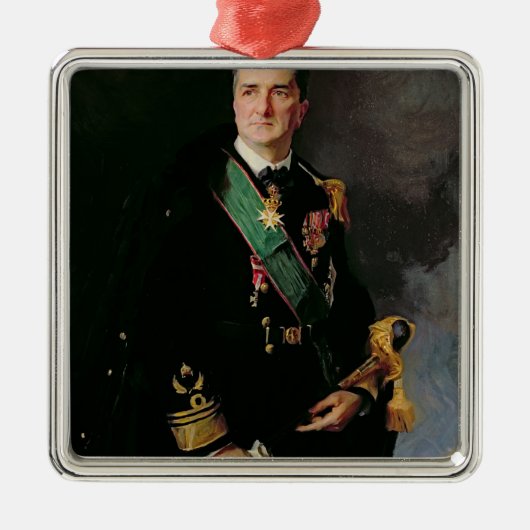 Miklos Horthy de Nagbanya Silbernes Ornament (Vorne)