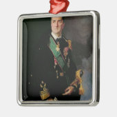 Miklos Horthy de Nagbanya Silbernes Ornament (Links)