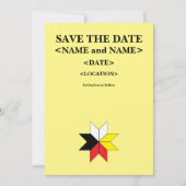 Mi'kmaq/Celtic Save the Date Card (Vorderseite)