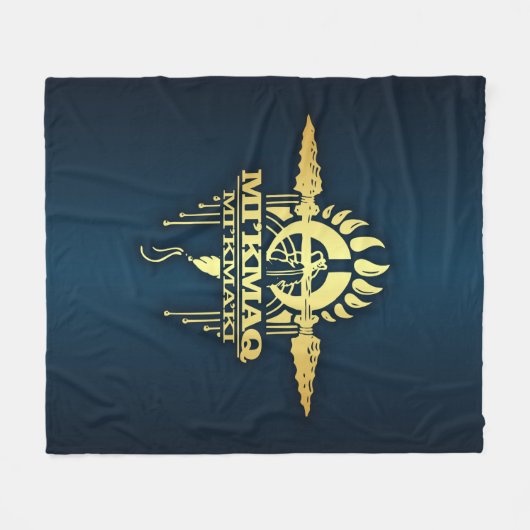 Mi'kmaq (Micmac) 2 Fleecedecke (Vorderseite (Horizontal))