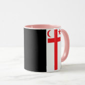 Míkmaq Staatsflagge Tasse (VorderseiteRechts)