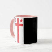 Míkmaq Staatsflagge Tasse (Vorderseite Links)