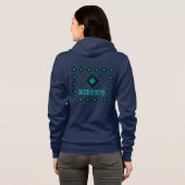 MIKNETO® - Reißverschluss-Kapuzenpullover Hoodie (Schwarz voll)