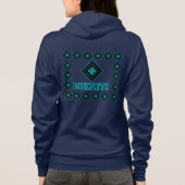 MIKNETO® - Reißverschluss-Kapuzenpullover Hoodie (Rückseite)