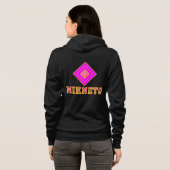 MIKNETO® - Reißverschluss-Kapuzenpullover Hoodie (Schwarz voll)