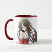 Miko Anime-Mädchen Tasse (Links)