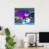 Miko Kubota Glitch Techs Poster (Heimbüro)