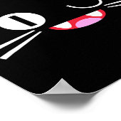 Miko Kuta Neko Cat Cosplay Glitch Videospiel Techs Poster (Ecke)