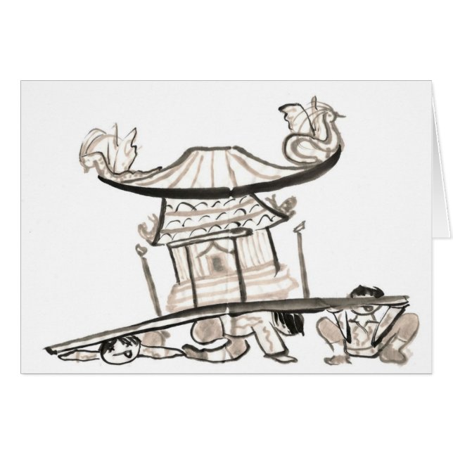 Mikoshi Schrein (Vorderseite (Horizontal))