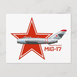 Mikoyan Guervich MiG-17 Postkarte