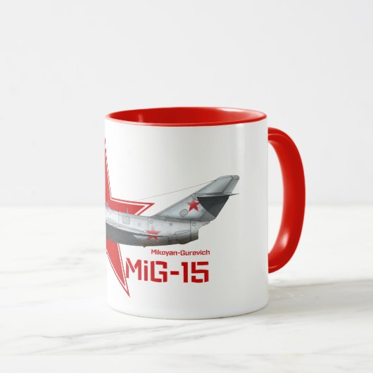 Mikoyan-Gurevich MiG-15 Tasse (VorderseiteRechts)