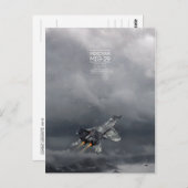 Mikoyan MiG-29 Postkarte (Vorne/Hinten)