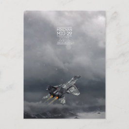 Mikoyan MiG-29 Postkarte