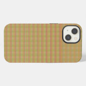 Mikro Karo iPhone Hülle (Rückseite (Horizontal))