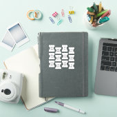 Mikro-Monats-Index-Tab-Bujo-Teiler-Etiketten-Plane Aufkleber (iPad Hülle)