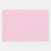 Mikro-Polka-Dot-Weiß - Hellrosa Geschenkpapier Set (Vorderseite)