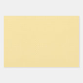 Mikro-Polka-Dot-Weiß - Kanariengelb Geschenkpapier Set (Vorderseite 3)