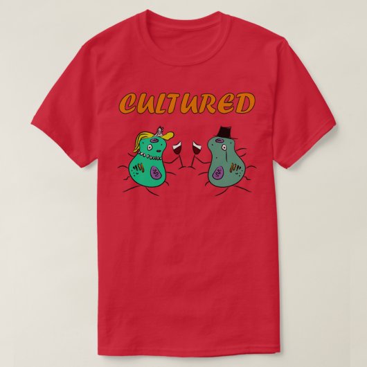 Mikrobe kultiviert T-Shirt (Design vorne)