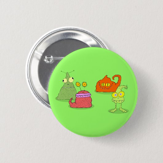 Mikroben Button (Vorne & Hinten)