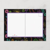 Mikroben Einladungspostkarte (Rückseite)