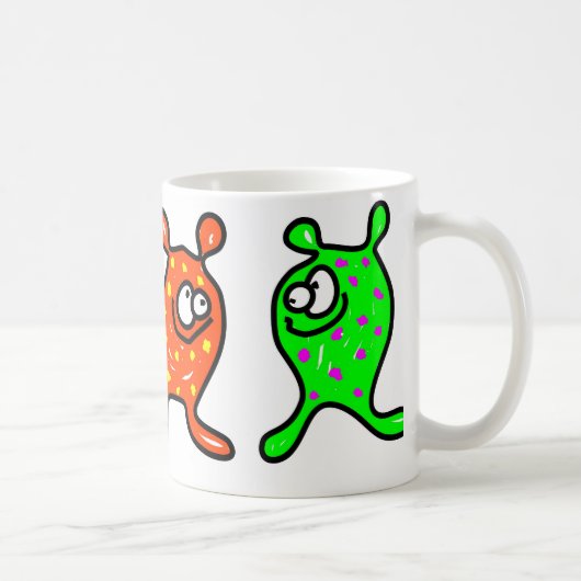 Mikroben-Freunde Kaffeetasse (Rechts)