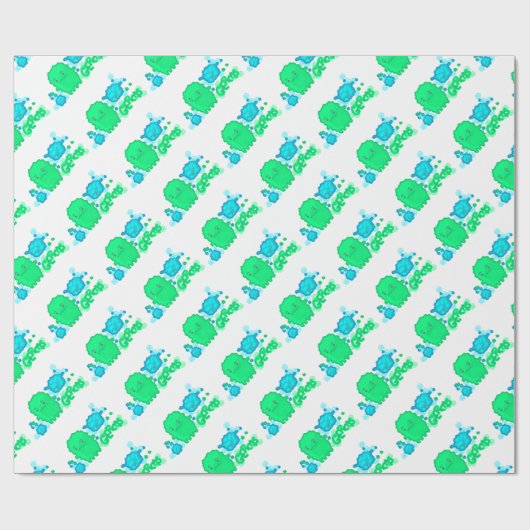 Mikroben! Geschenkpapier (Flach)