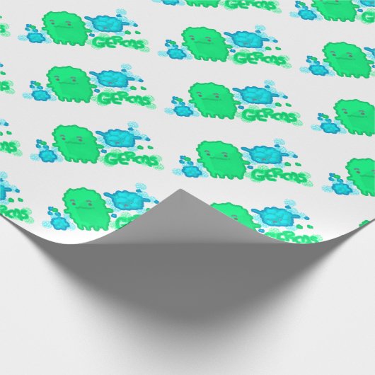 Mikroben! Geschenkpapier (Ecke)
