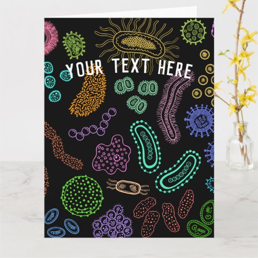 Mikroben Karte (Gelbe Blume)