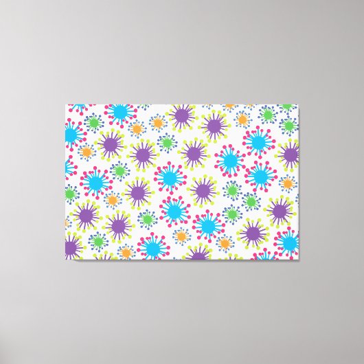 Mikroben Leinwanddruck (Vorderseite)