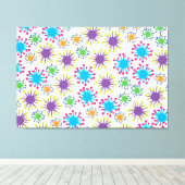 Mikroben Leinwanddruck (Insitu (Holzboden))