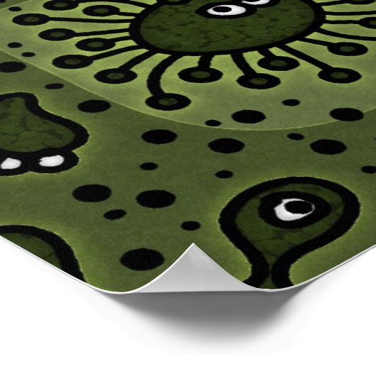 Mikroben Poster (Ecke)