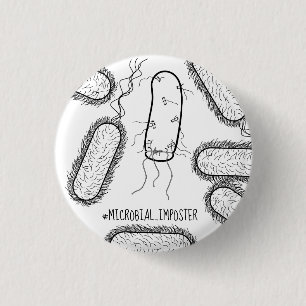 Mikrobenimposter-Knopf Button