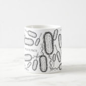 Mikrobenimposter-Tassen-volle Grafik Kaffeetasse (Mittel)