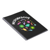 Mikrobiologe Bacteria Microscope Notizblock (Rechte Seite)