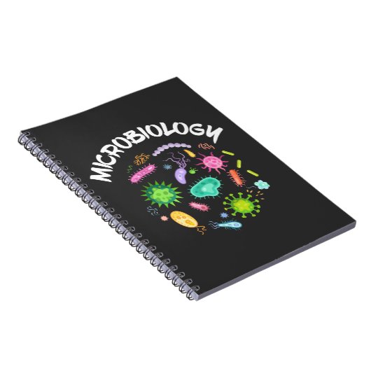 Mikrobiologe Bacteria Microscope Notizblock (Rechte Seite)